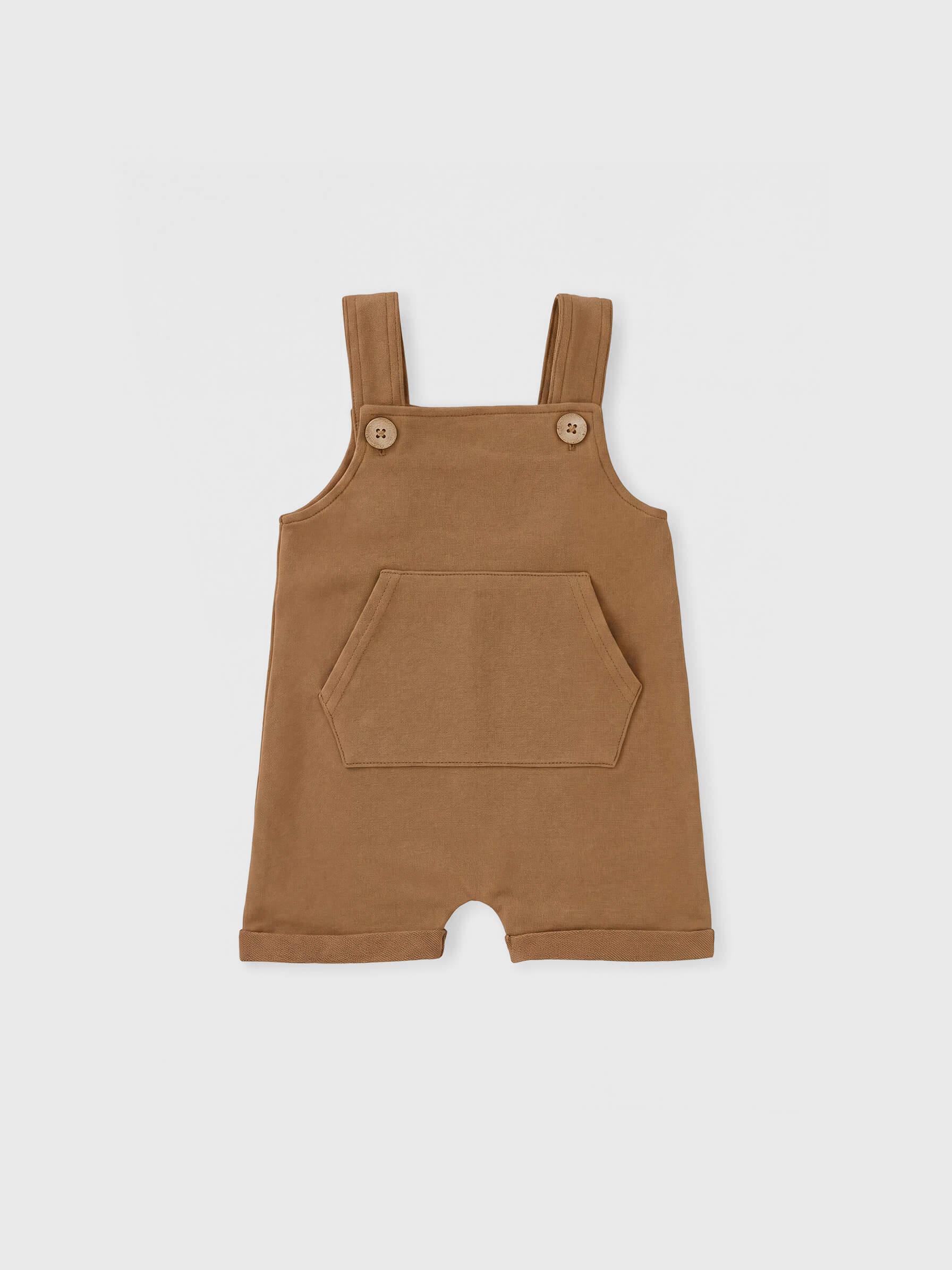 Cooper French Terry Kangaroo-Pocket Short Jumpsuit