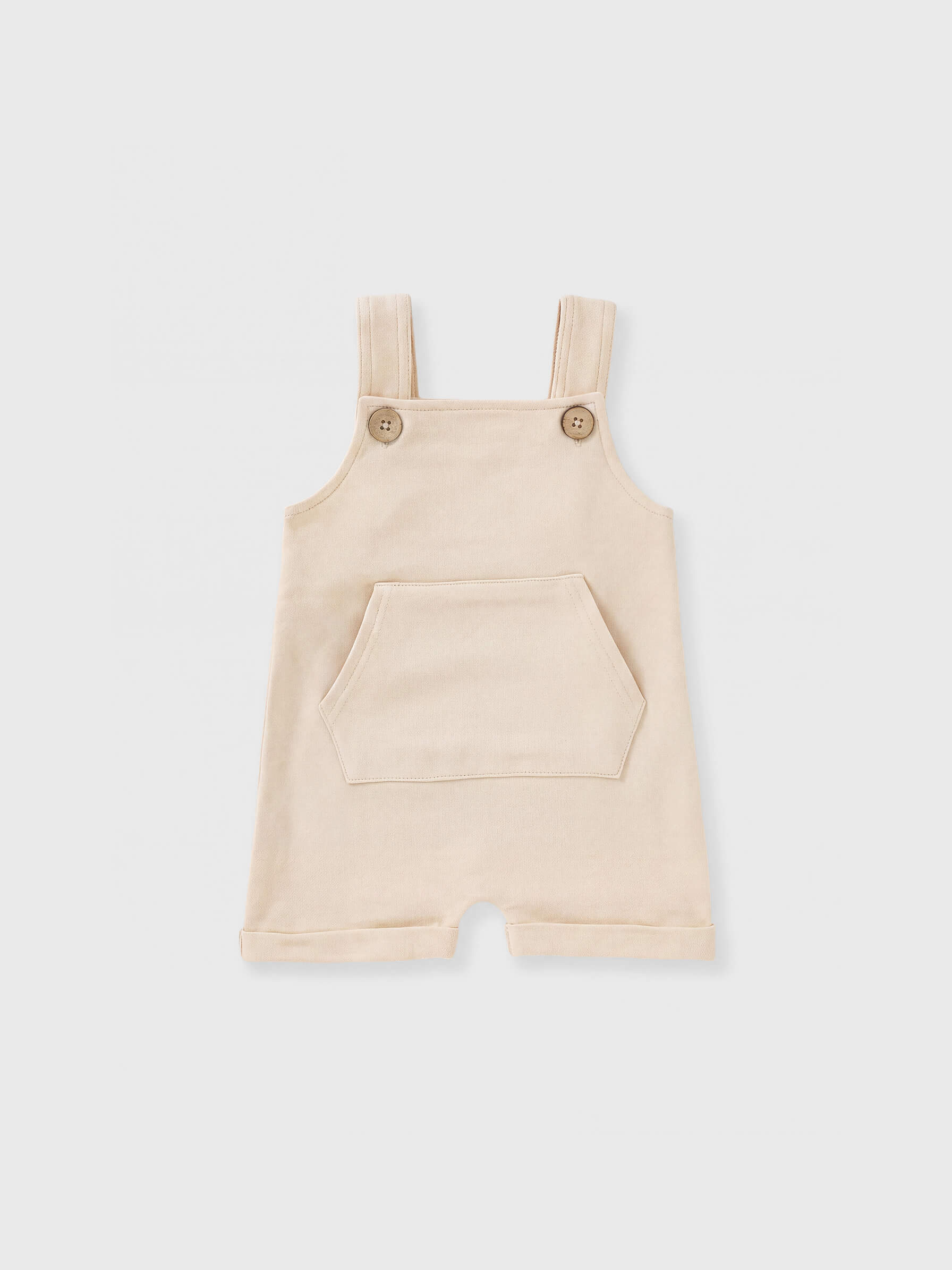 Cooper French Terry Kangaroo-Pocket Short Jumpsuit